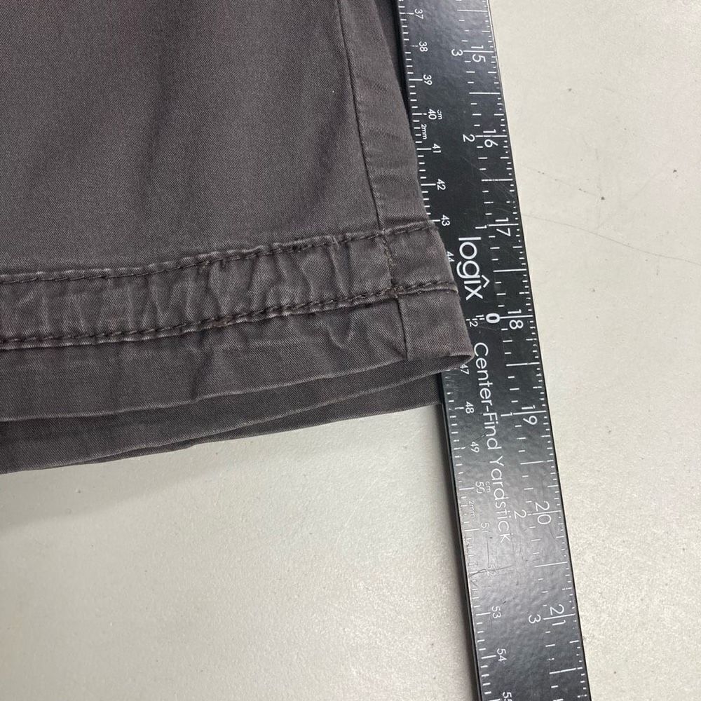 LEE Women’s Cropped Cargo Pants Brown Size 6M Capri - Picture 7 of 12